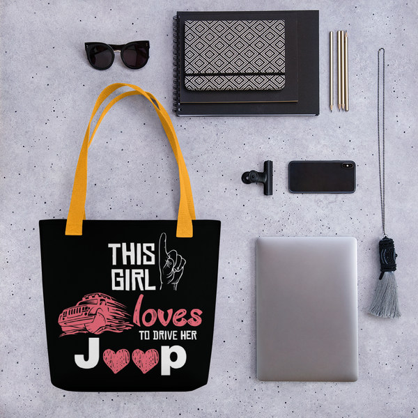 This Girl Loves Her Jeep Tote bag