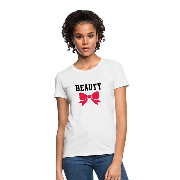 Beauty Women's Regular T-Shirt - white
