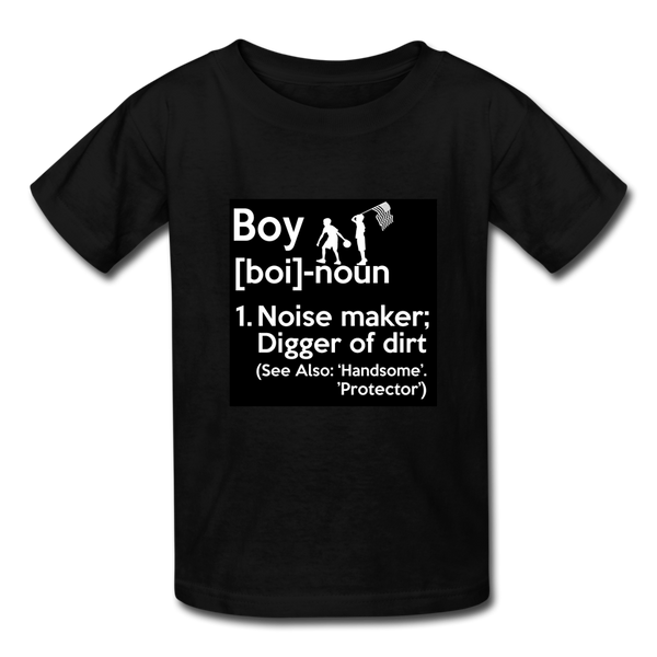 Boy Definition Kids' T-Shirt - black