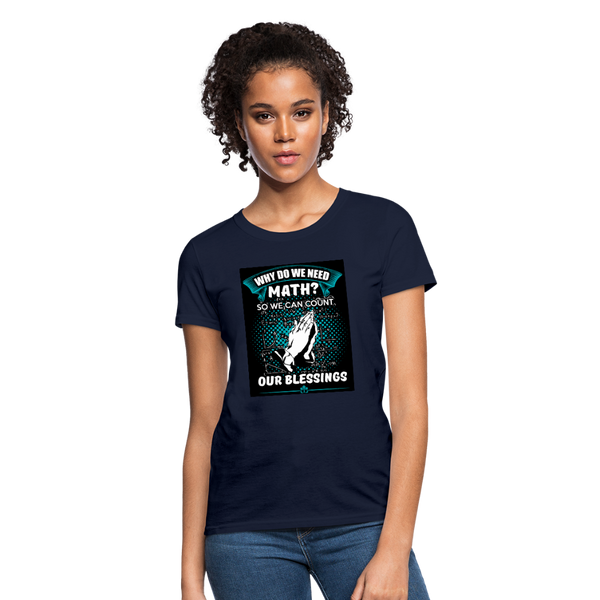 Count Our Blessings Women's T-Shirt - navy