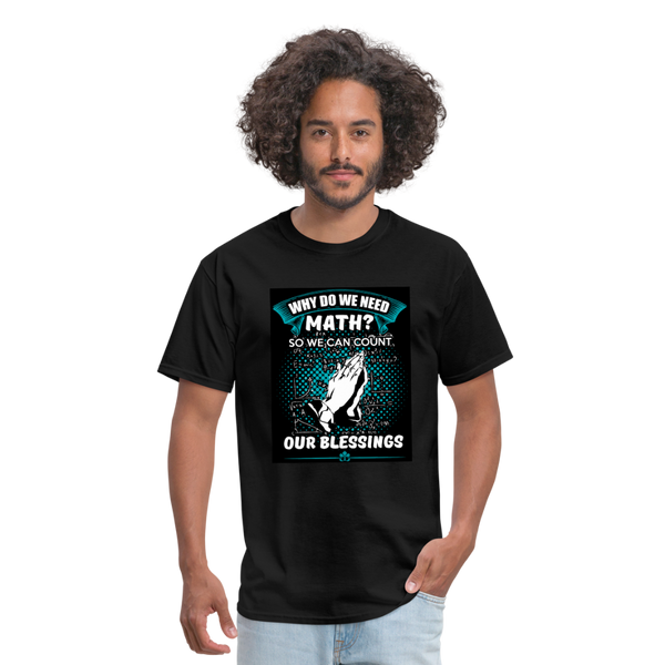 Count Our Blessings Men's T-Shirt - black