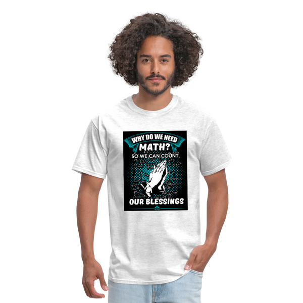 Count Our Blessings Men's T-Shirt - light heather gray