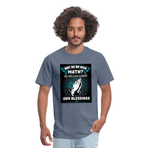 Count Our Blessings Men's T-Shirt - denim