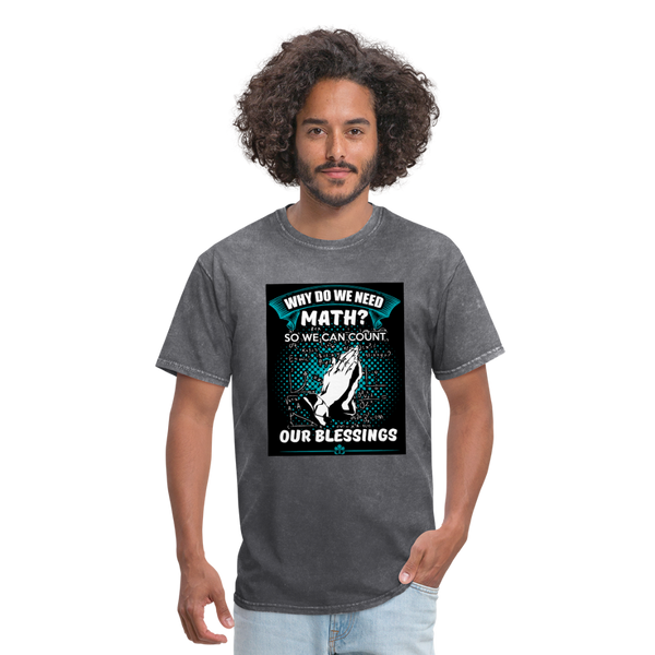 Count Our Blessings Men's T-Shirt - mineral charcoal gray