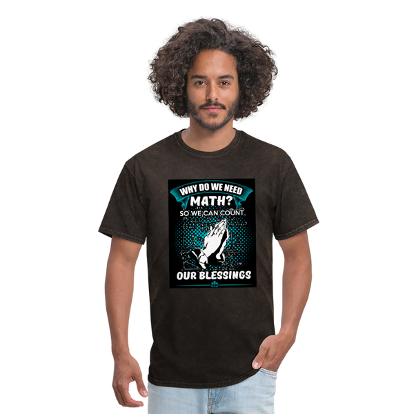 Count Our Blessings Men's T-Shirt - mineral black