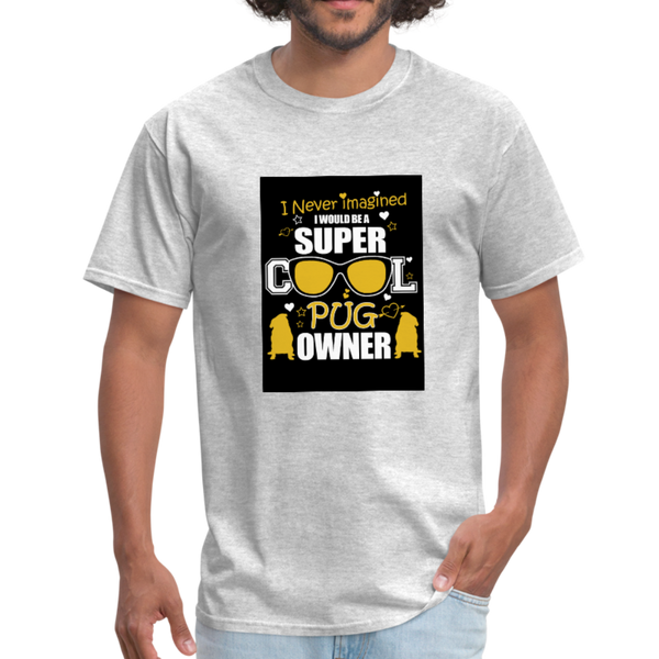 Super Cool Pug Owner Men's T-Shirt - heather gray