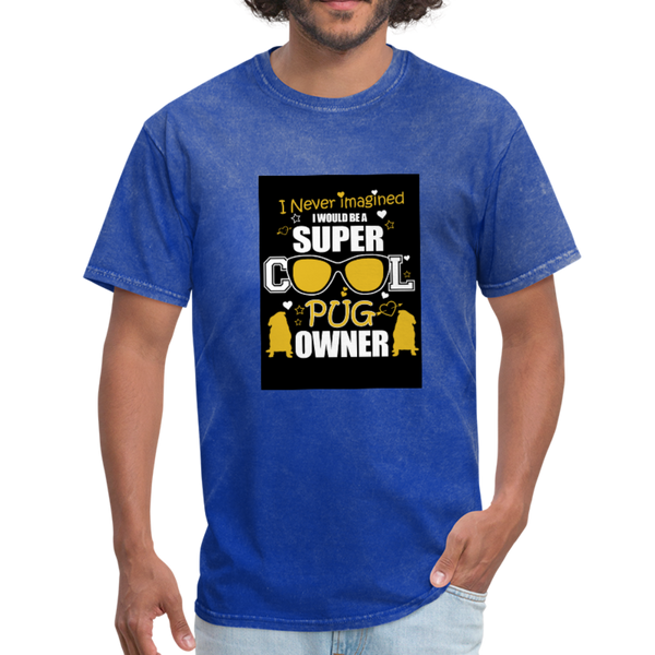 Super Cool Pug Owner Men's T-Shirt - mineral royal