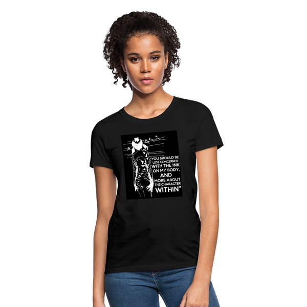 Tattoo Quote Women's T-Shirt - black