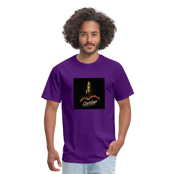 Start Up Men's T-Shirt - purple