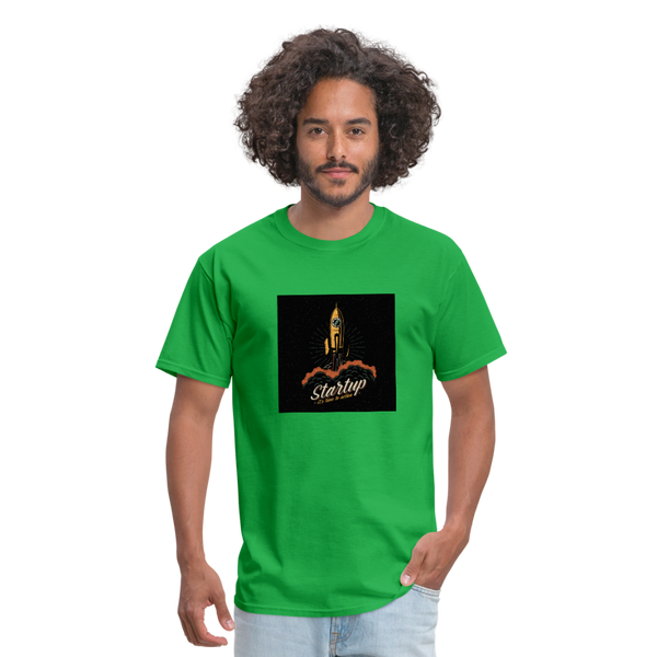 Start Up Men's T-Shirt - bright green
