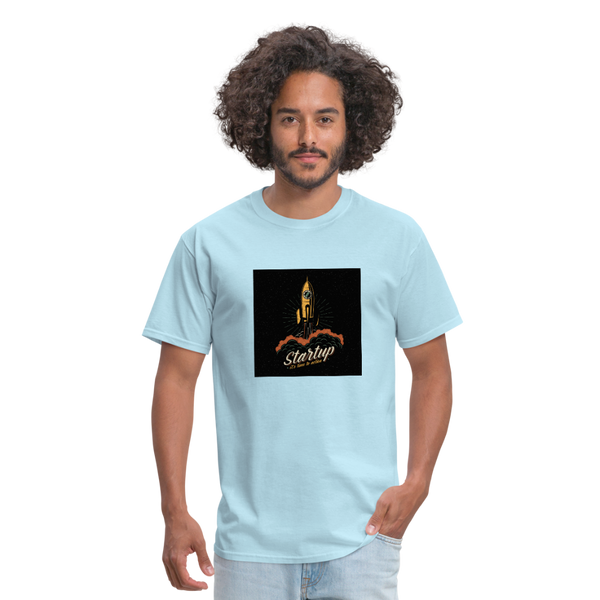 Start Up Men's T-Shirt - powder blue