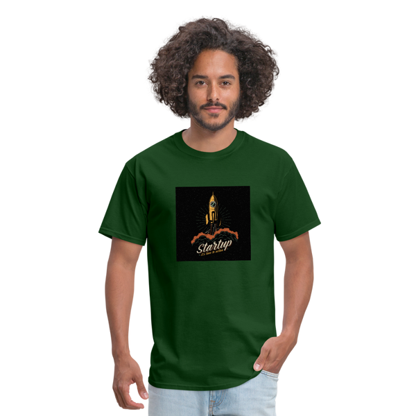 Start Up Men's T-Shirt - forest green