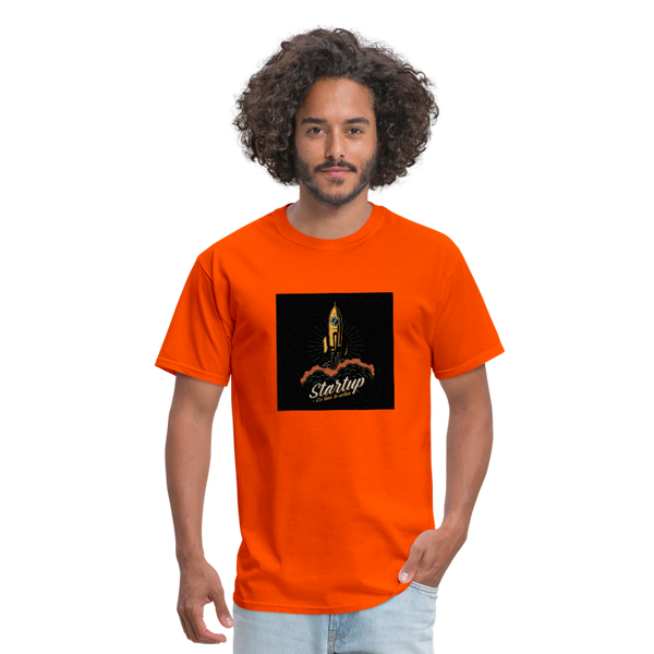 Start Up Men's T-Shirt - orange