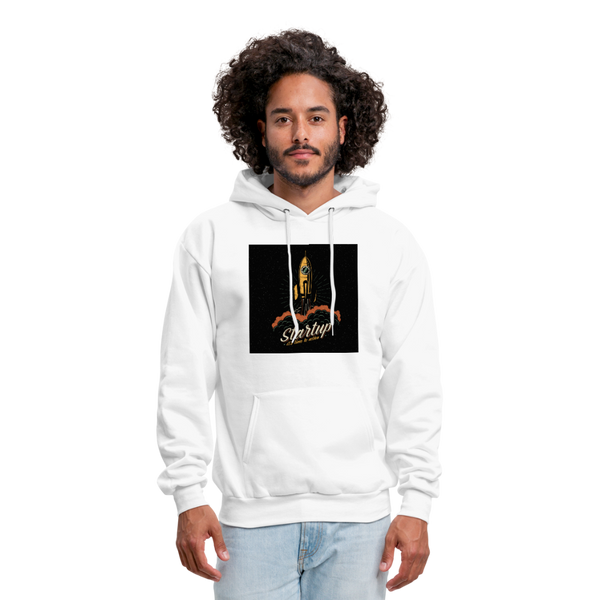 Start Up Men's Hoodie - white