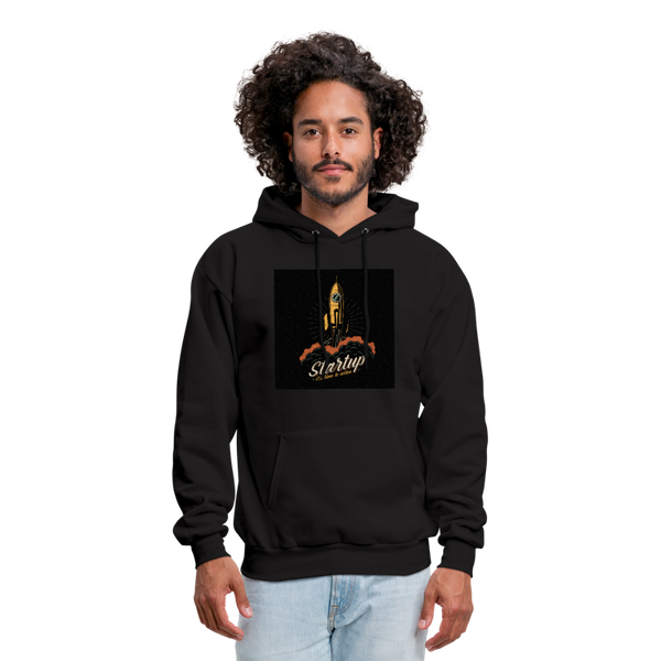 Start Up Men's Hoodie - black