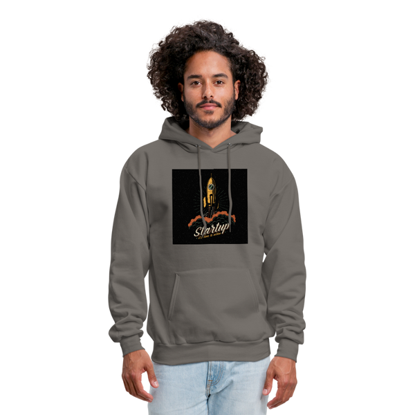 Start Up Men's Hoodie - asphalt gray