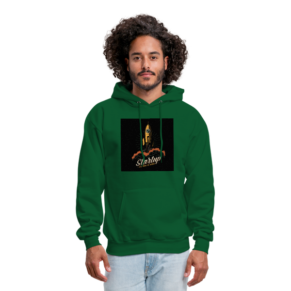 Start Up Men's Hoodie - forest green