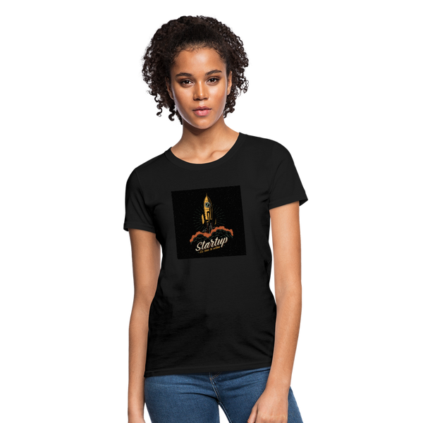 Start Up Women's T-Shirt - black