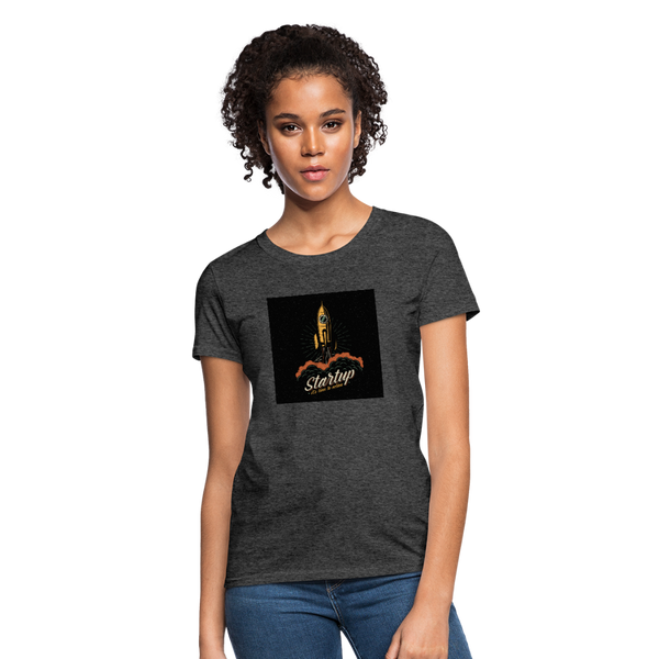 Start Up Women's T-Shirt - heather black
