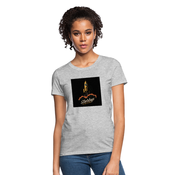 Start Up Women's T-Shirt - heather gray