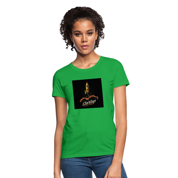 Start Up Women's T-Shirt - bright green