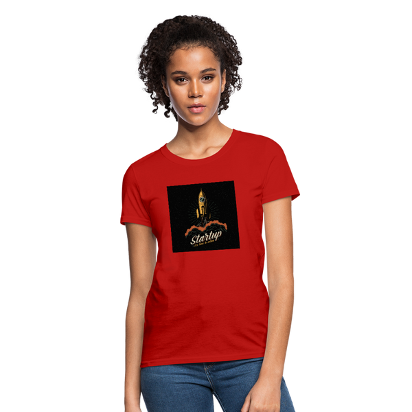 Start Up Women's T-Shirt - red