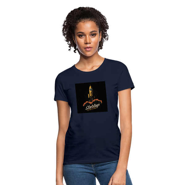 Start Up Women's T-Shirt - navy
