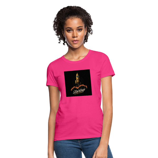 Start Up Women's T-Shirt - fuchsia