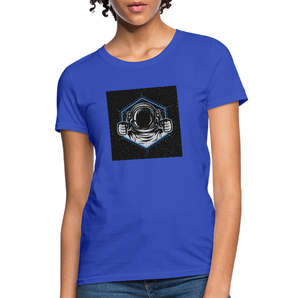 Astronaut Drive Women's T-Shirt - royal blue