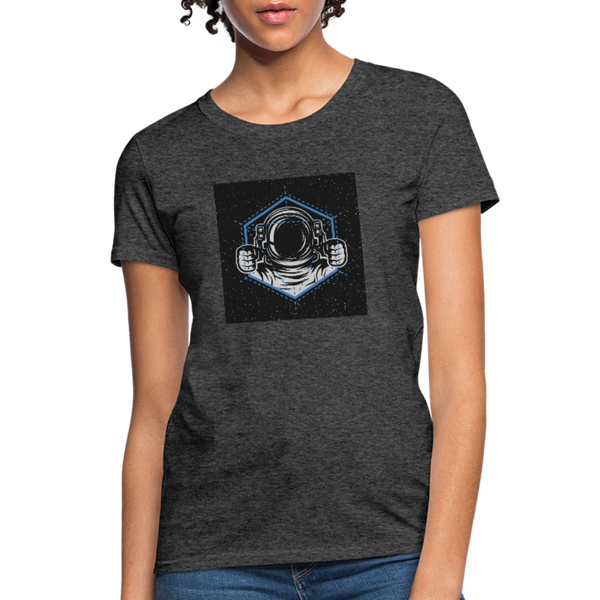 Astronaut Drive Women's T-Shirt - heather black