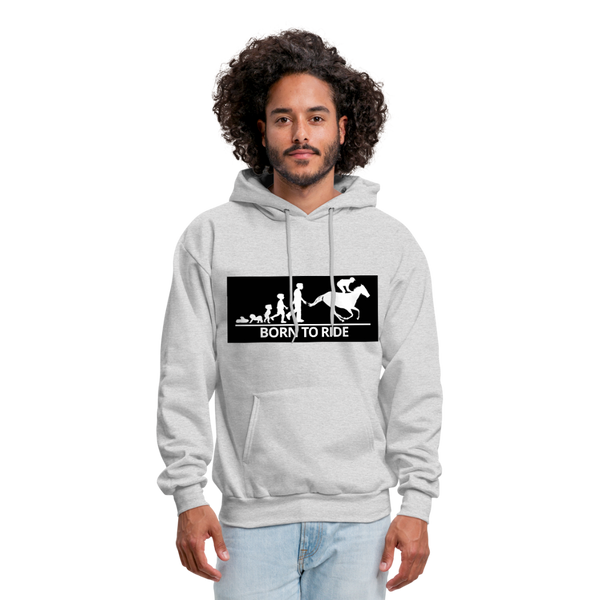 Born To Ride Men's Hoodie - ash