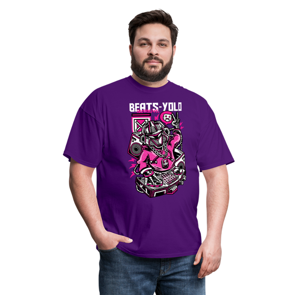 Beats-Yolo Men's T-Shirt - purple