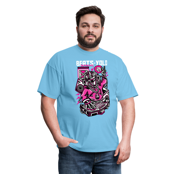 Beats-Yolo Men's T-Shirt - aquatic blue