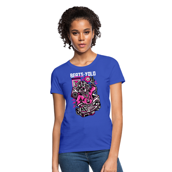 Beats-Yolo Women's T-Shirt - royal blue