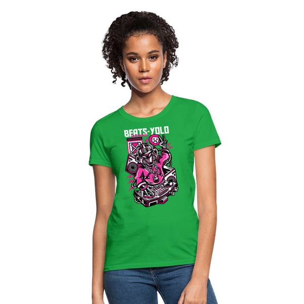 Beats-Yolo Women's T-Shirt - bright green