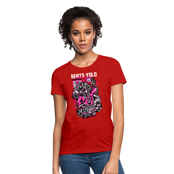 Beats-Yolo Women's T-Shirt - red