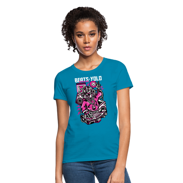 Beats-Yolo Women's T-Shirt - turquoise