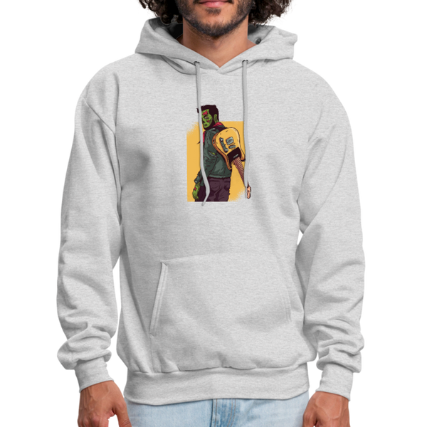 Zombie Guitar Men's Hoodie - ash