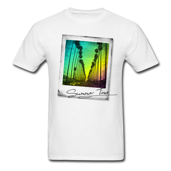Summer Time Men's T-Shirt - white