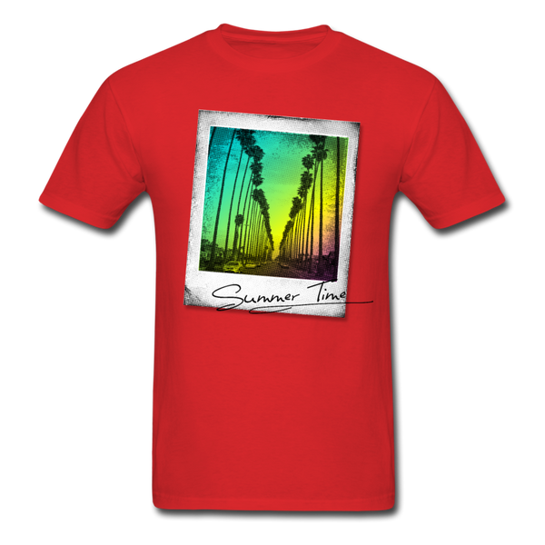 Summer Time Men's T-Shirt - red