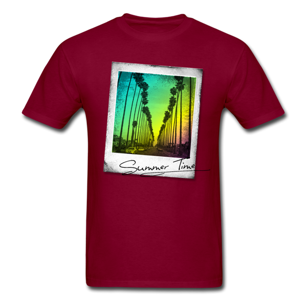 Summer Time Men's T-Shirt - burgundy