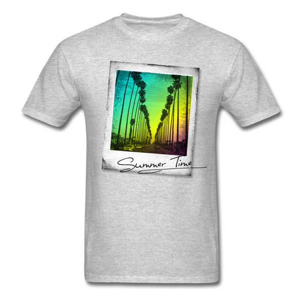 Summer Time Men's T-Shirt - heather gray