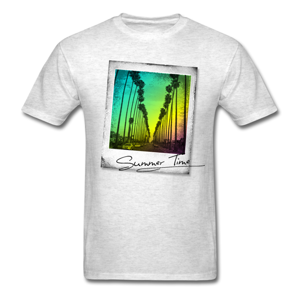 Summer Time Men's T-Shirt - light heather gray