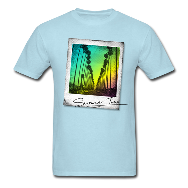 Summer Time Men's T-Shirt - powder blue