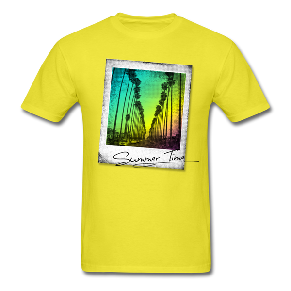 Summer Time Men's T-Shirt - yellow
