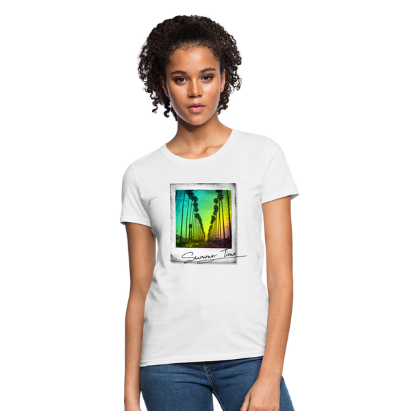 Summer Time Women's T-Shirt - white