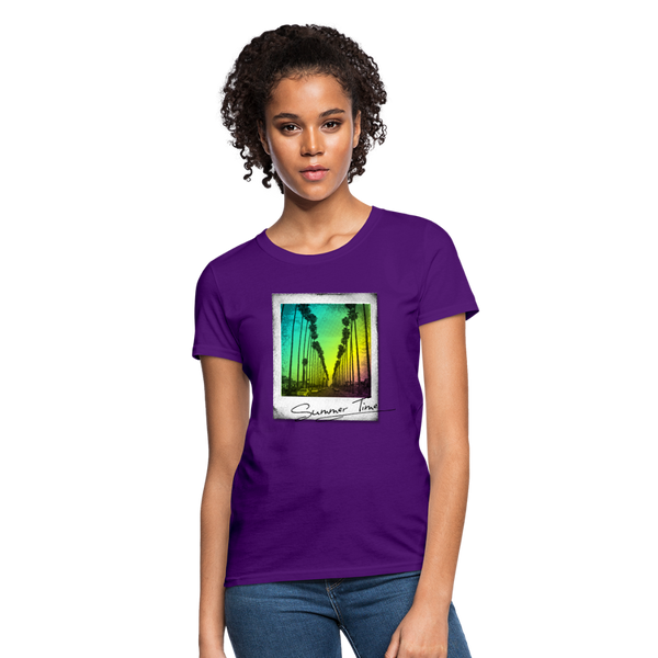 Summer Time Women's T-Shirt - purple