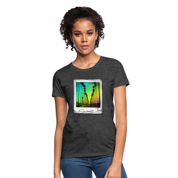 Summer Time Women's T-Shirt - heather black