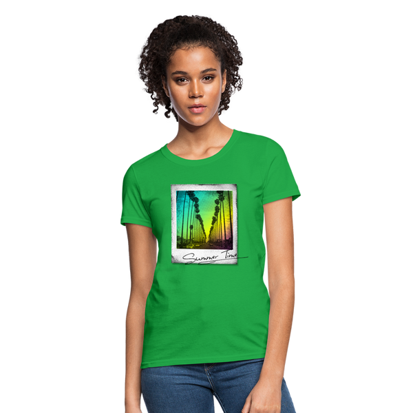 Summer Time Women's T-Shirt - bright green