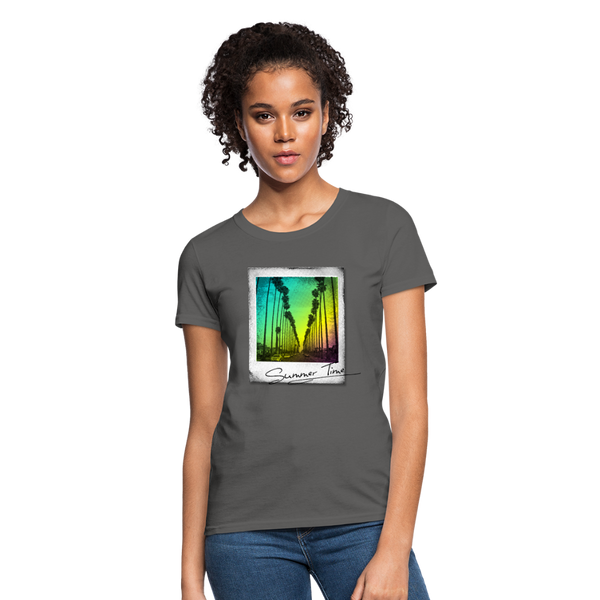 Summer Time Women's T-Shirt - charcoal
